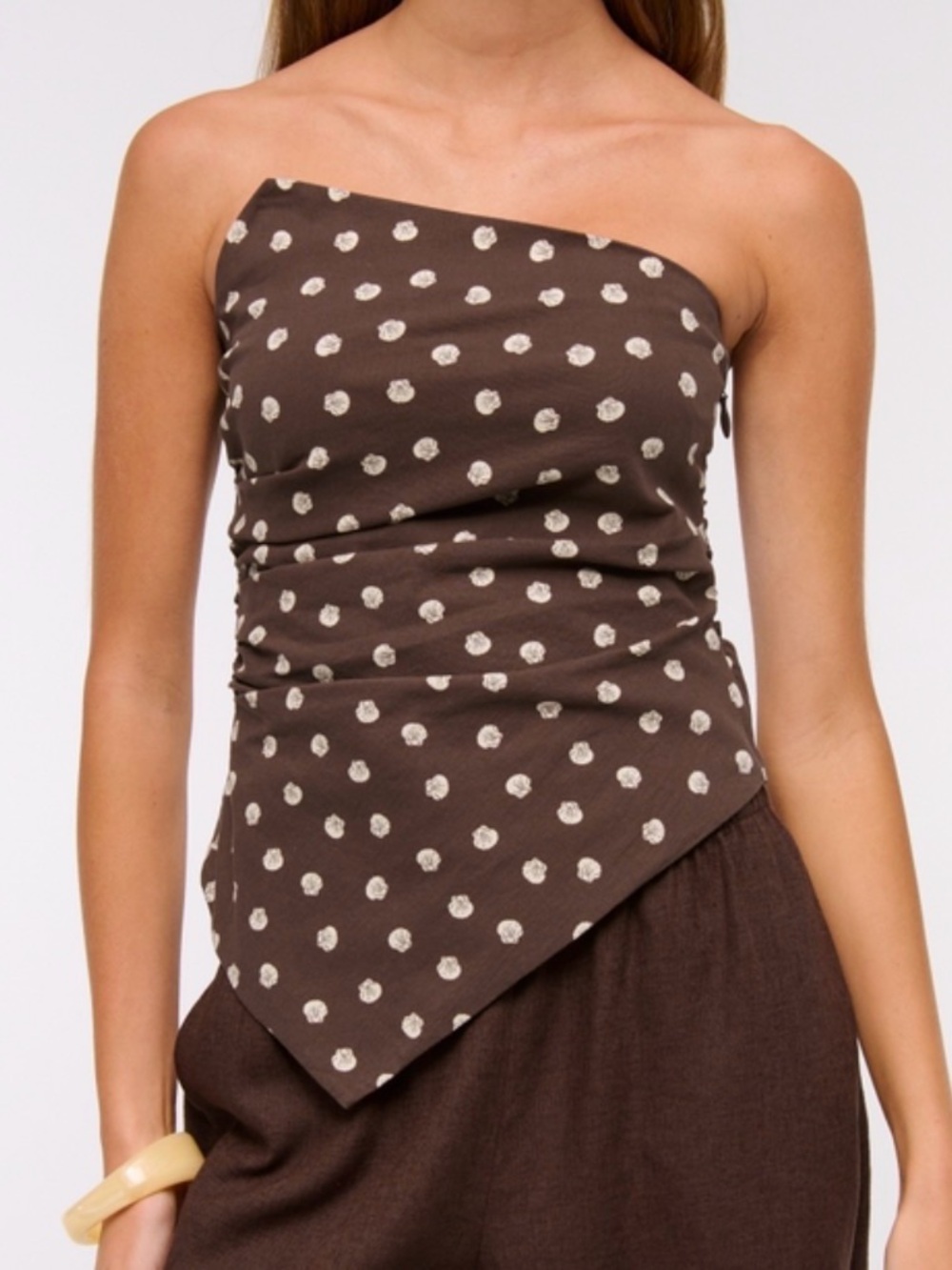 Abercrombie One-Shoulder Polka Dot Women's Top - NWOT